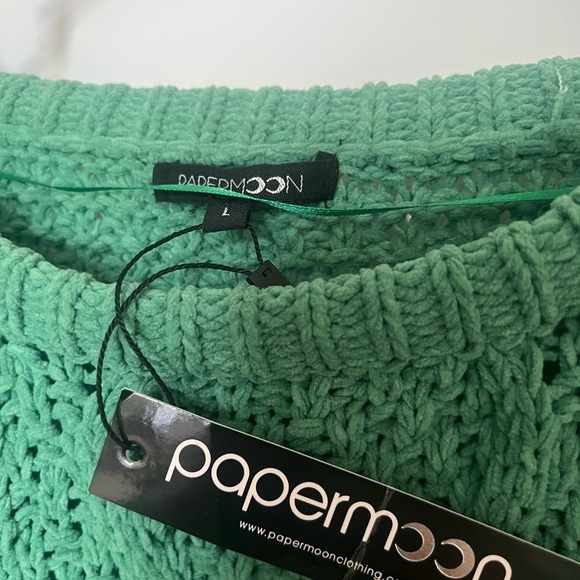 Papermoon Cropped Sweater | Large - Picture 2 of 2